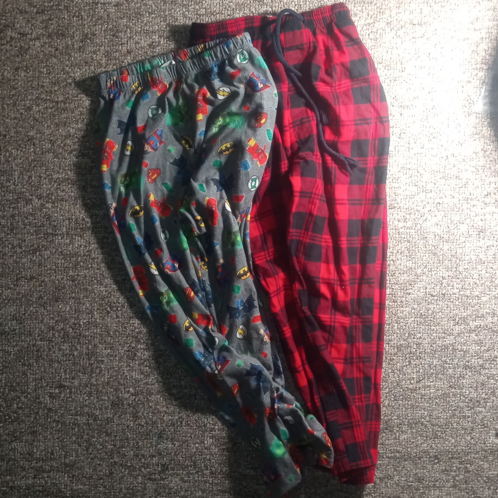 Lego Kids Pajama Bottoms - Red and Gray